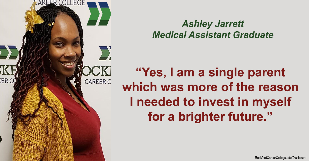 Graduate Highlight - Ashley Jarrett Medical Assistant
