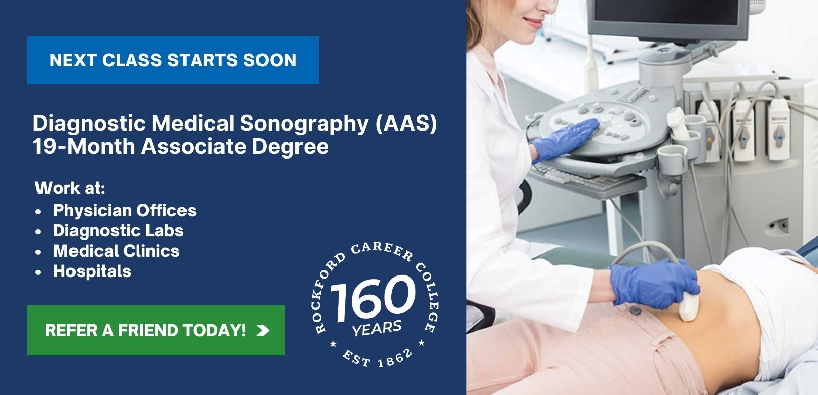 Diagnostic Medical Sonography - AAS | ROCKFORD CAREER COLLEGE