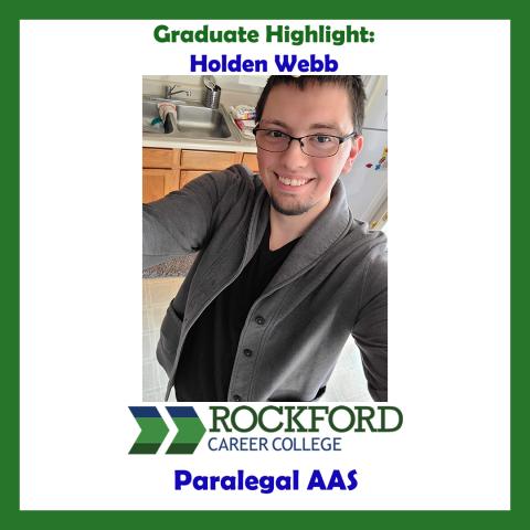We Proudly Present Paralegal AAS Graduate Holden Webb