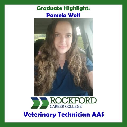 We Proudly Present Veterinary Technician Graduate Pamela Wolf