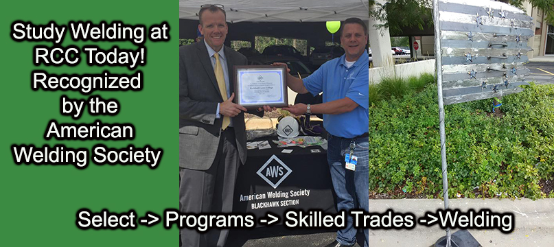 American Welding Society Recognizes RCC Welding Program