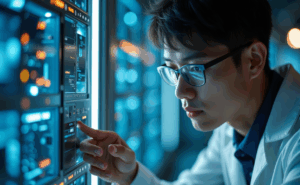 Electrical technician training with high-tech equipment